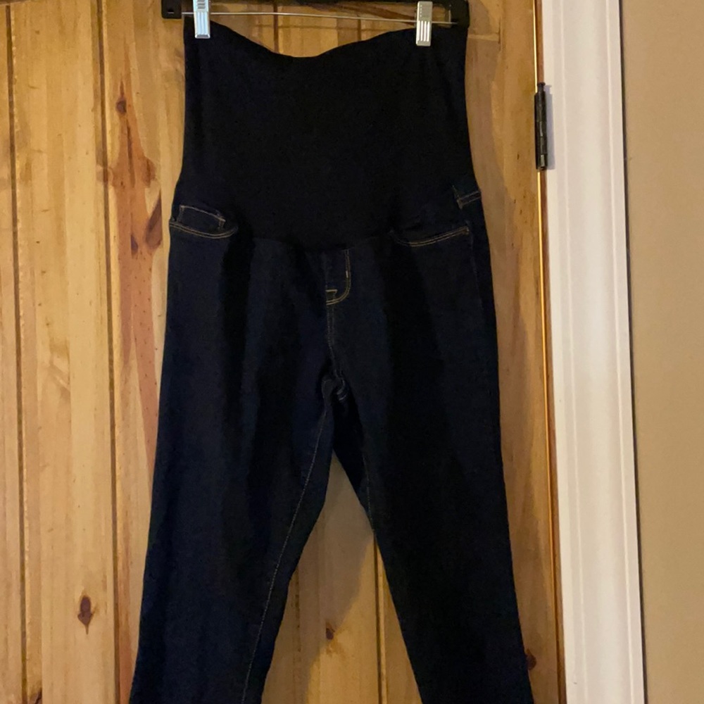 Liz Lange Maternity full panel jeggings/jeans size S